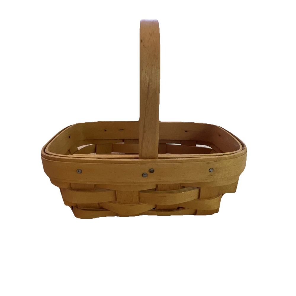 Longaberger 2000 Parsley Booking Basket with Protector